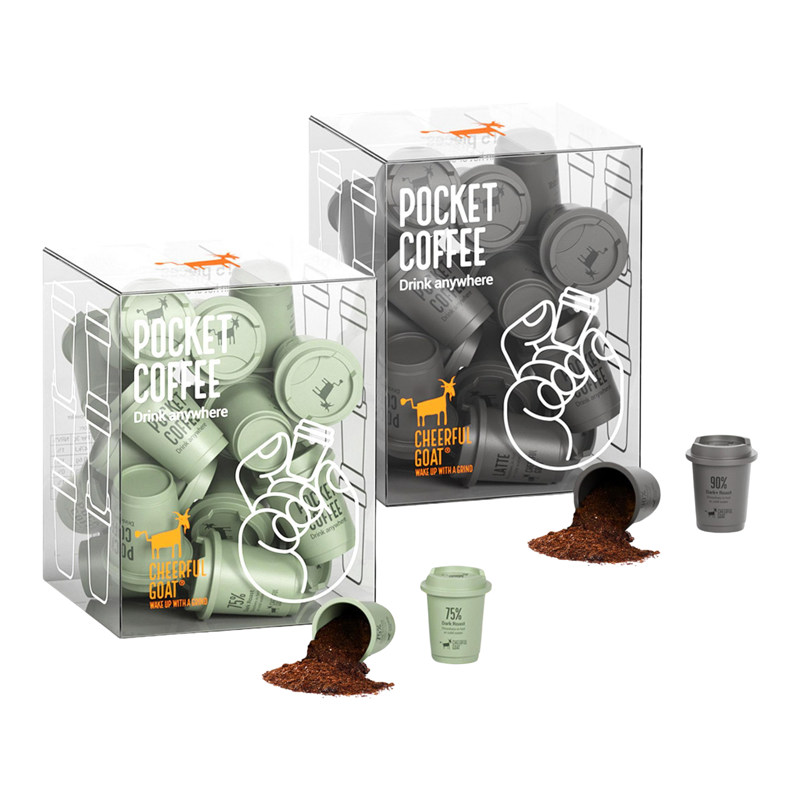 Cheerful Goat Pocket Coffee - Subscription (2 sets per month)