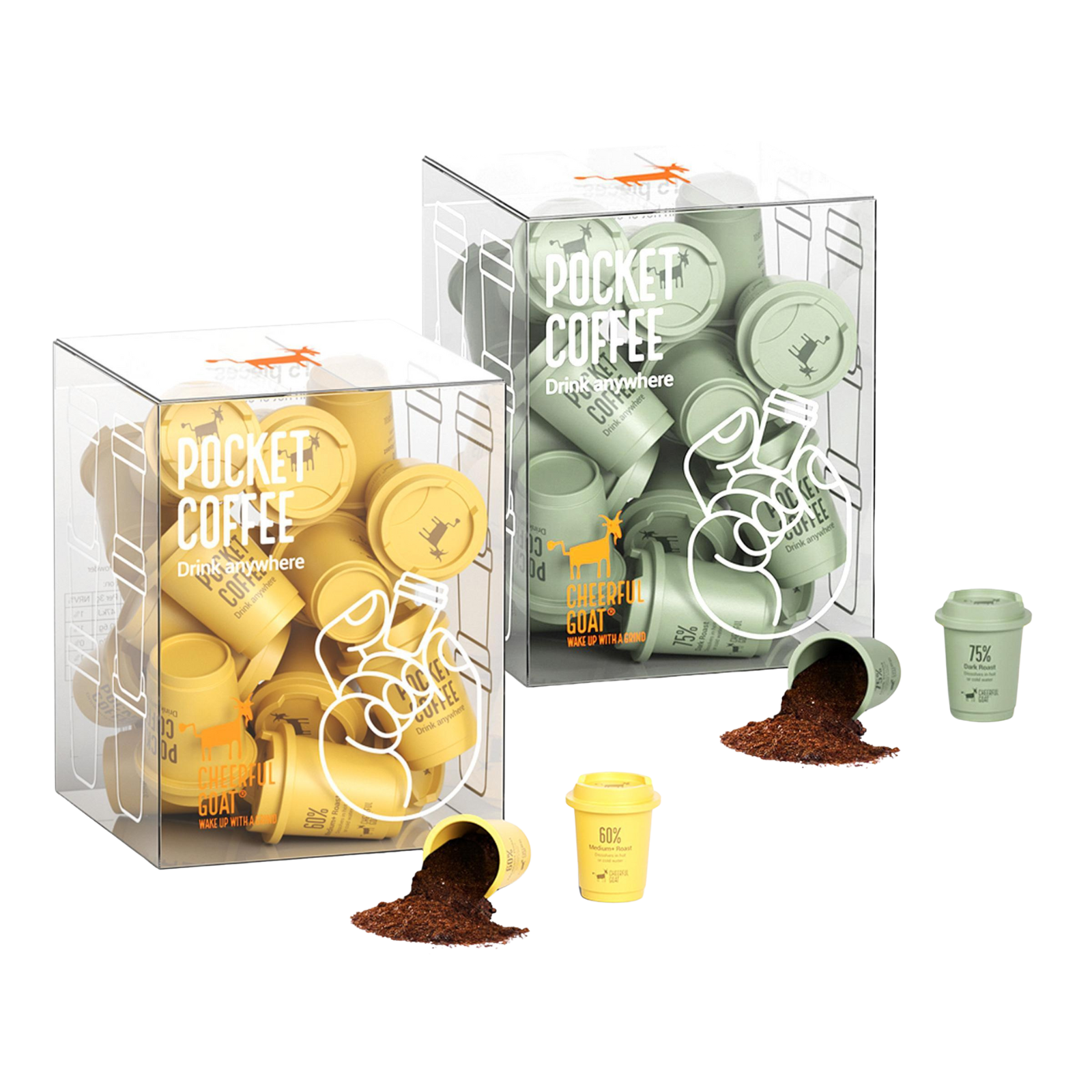 Cheerful Goat Pocket Coffee - Subscription (2 sets per month)