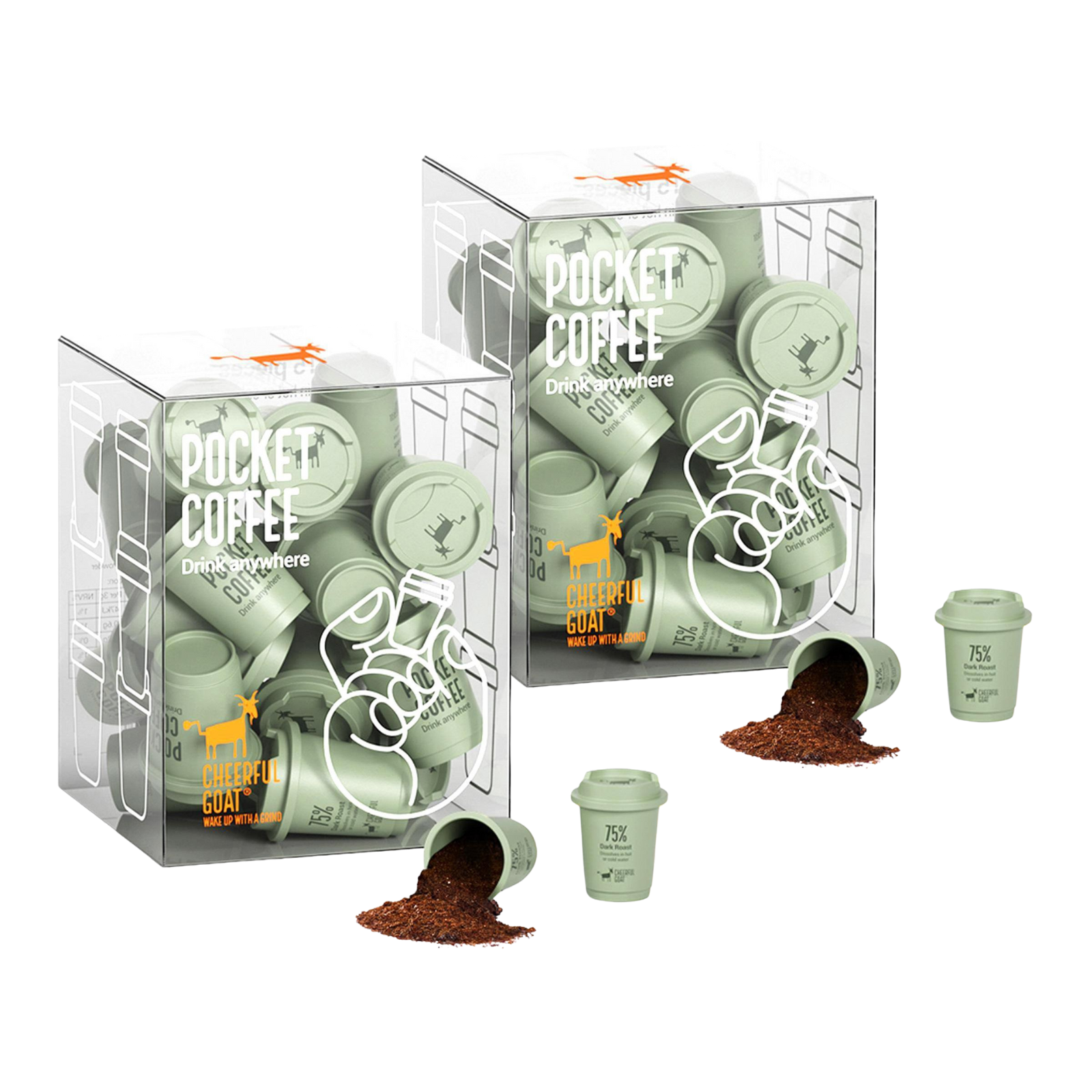 Cheerful Goat Pocket Coffee - Subscription (2 sets per month)