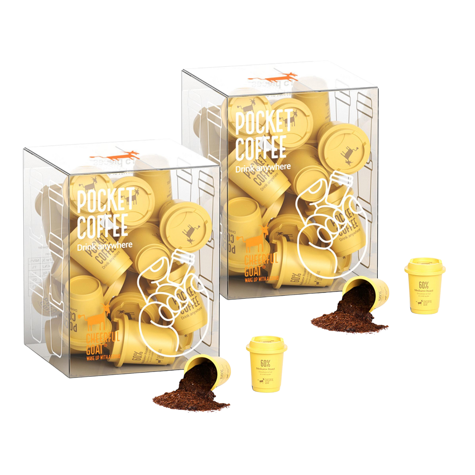 Cheerful Goat Pocket Coffee - Subscription (2 sets per month)
