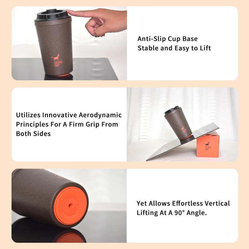 Cheerful Goat Tumbler (Anti-Slip)