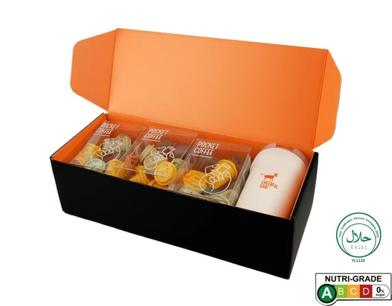 Cheerful Goat Pocket Coffee Gift Box