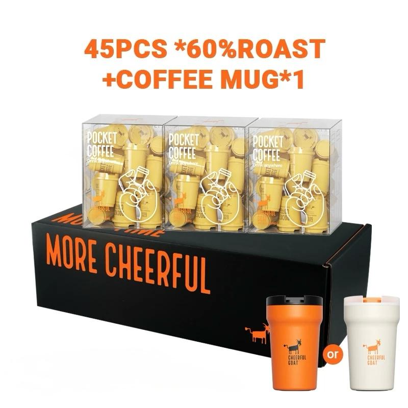Cheerful Goat Pocket Coffee Gift Box