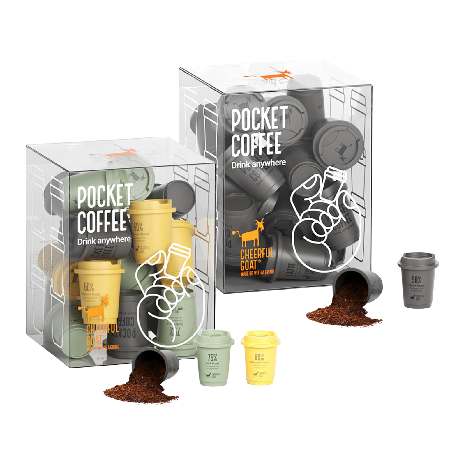Cheerful Goat Pocket Coffee - Subscription (2 sets per month)