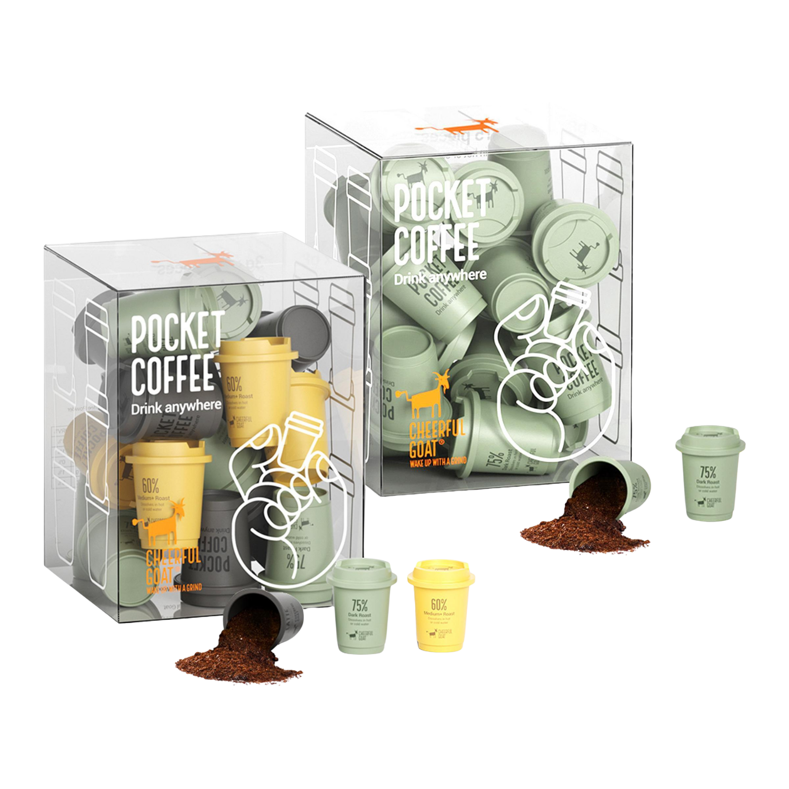 Cheerful Goat Pocket Coffee - Subscription (2 sets per month)