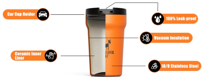 Cheerful Goat Tumbler